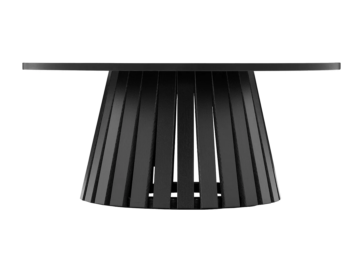 LIV Scandinavische stijl ronde 80cm salontafel zwart