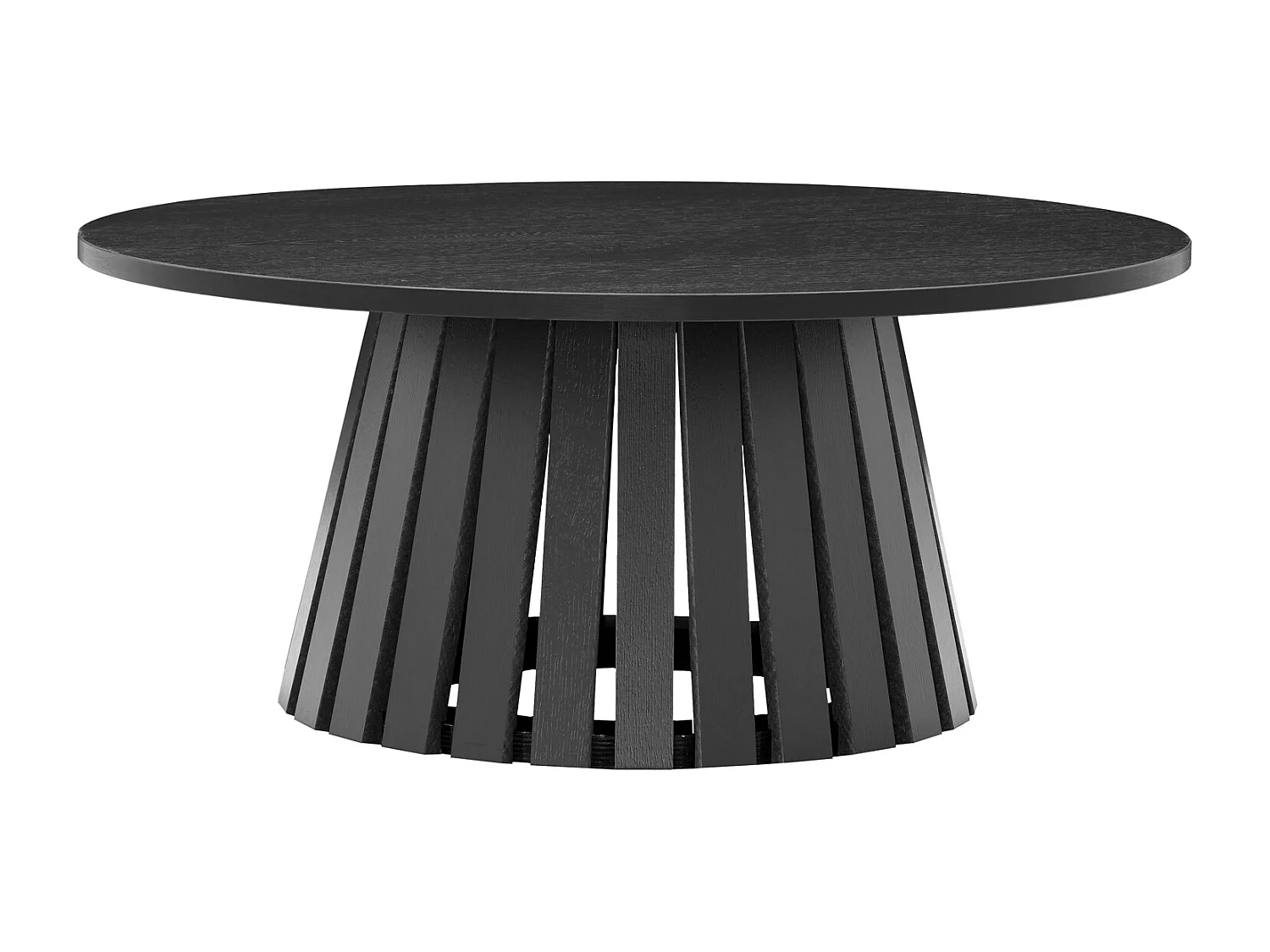 LIV Scandinavische stijl ronde 80cm salontafel zwart