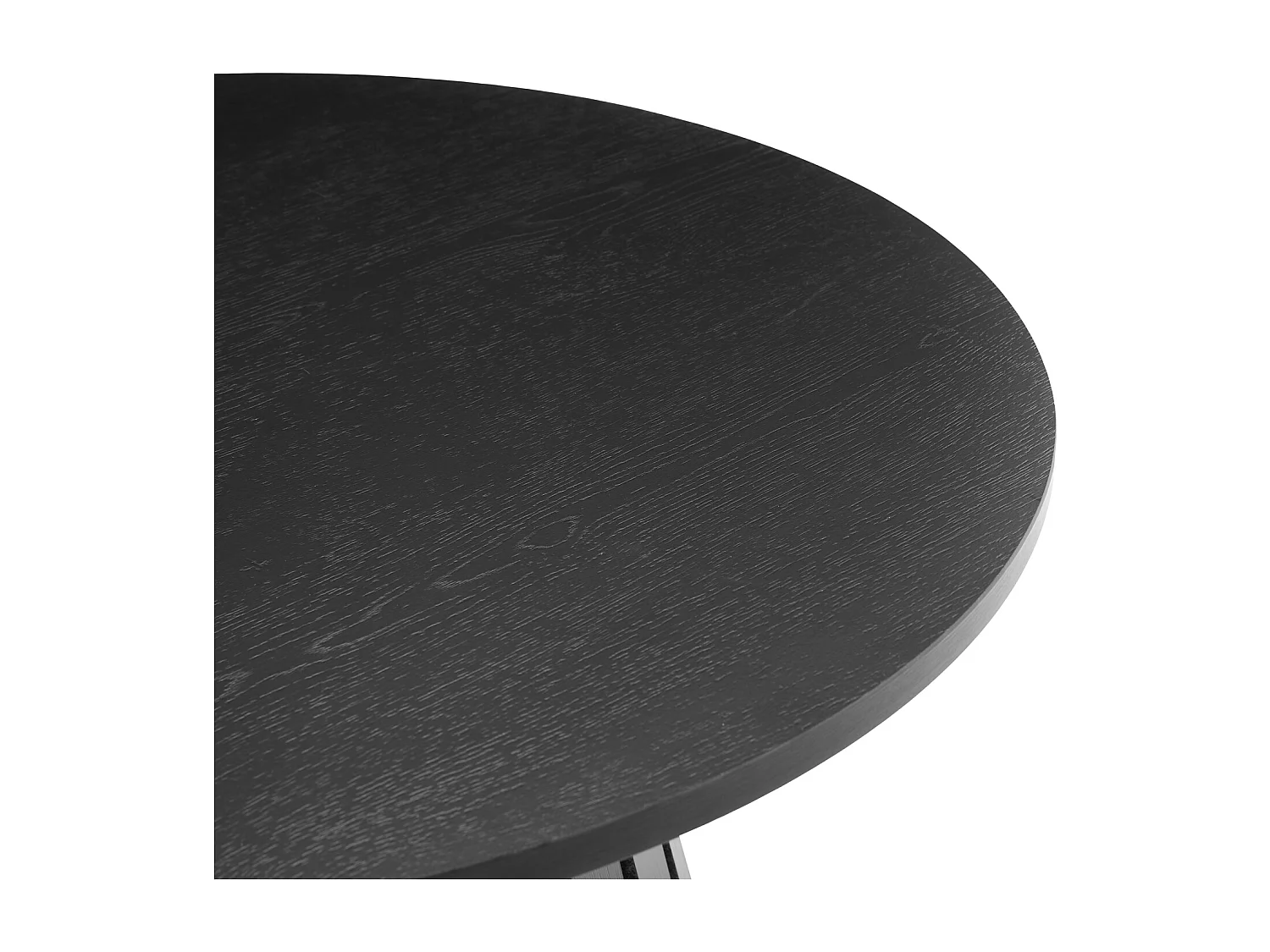 LIV Scandinavische stijl ronde 80cm salontafel zwart