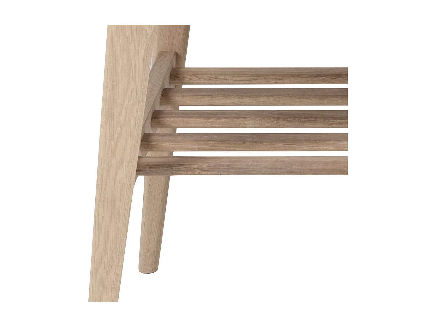 Woodstock table basse 1 étagère blanche.