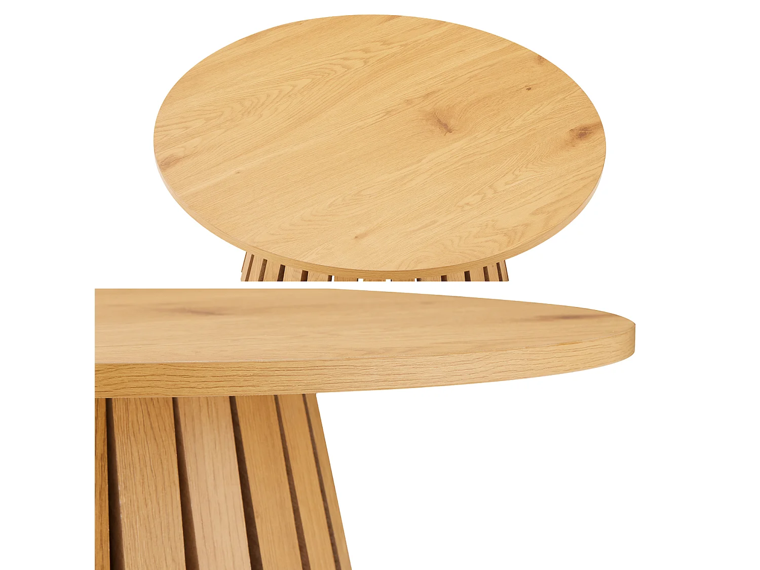 LIV Scandinavische stijl ronde 80cm salontafel