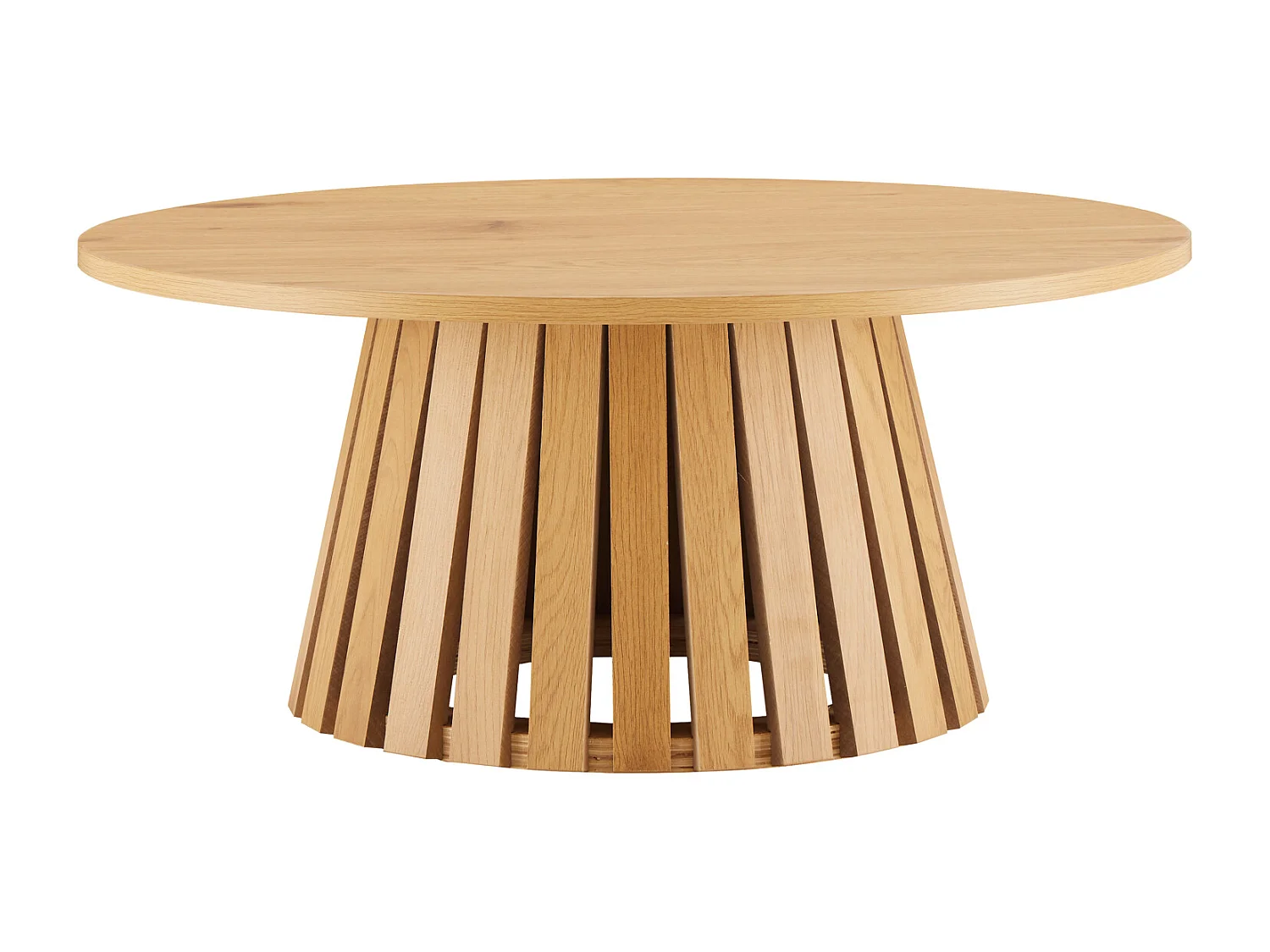 Table basse ronde 80cm style scandinave LIV - HAPPY GARDEN