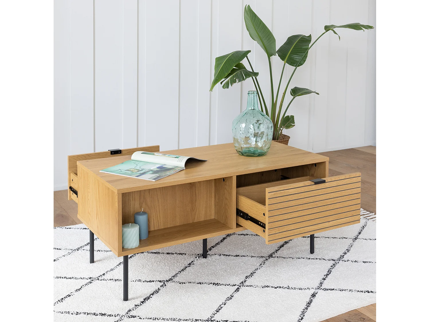 Couchtisch mit Schubladen STINNA