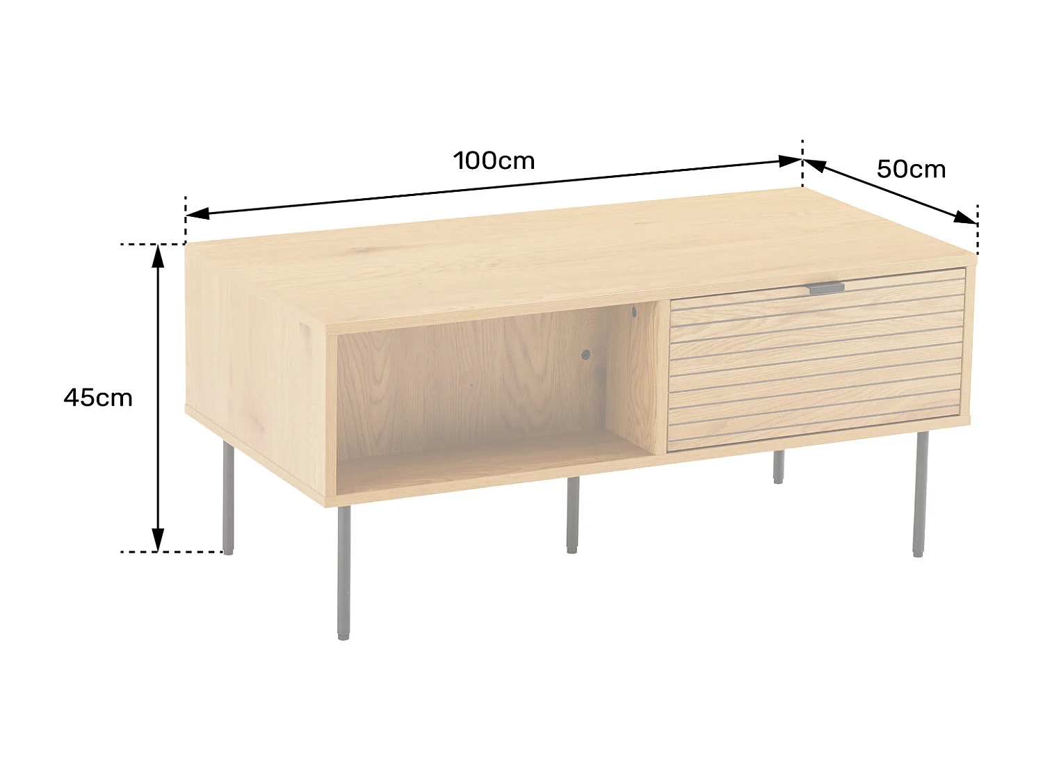 STINNA salontafel met laden
