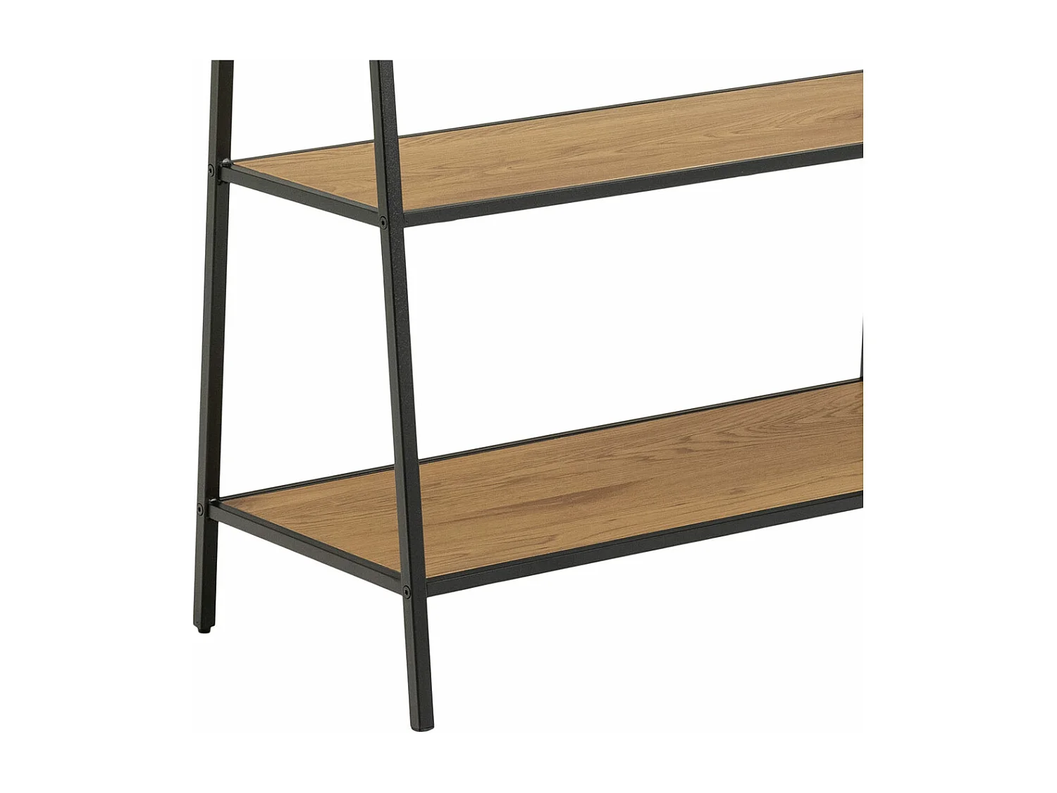 Seaford portemanteau 2 étagères noires.