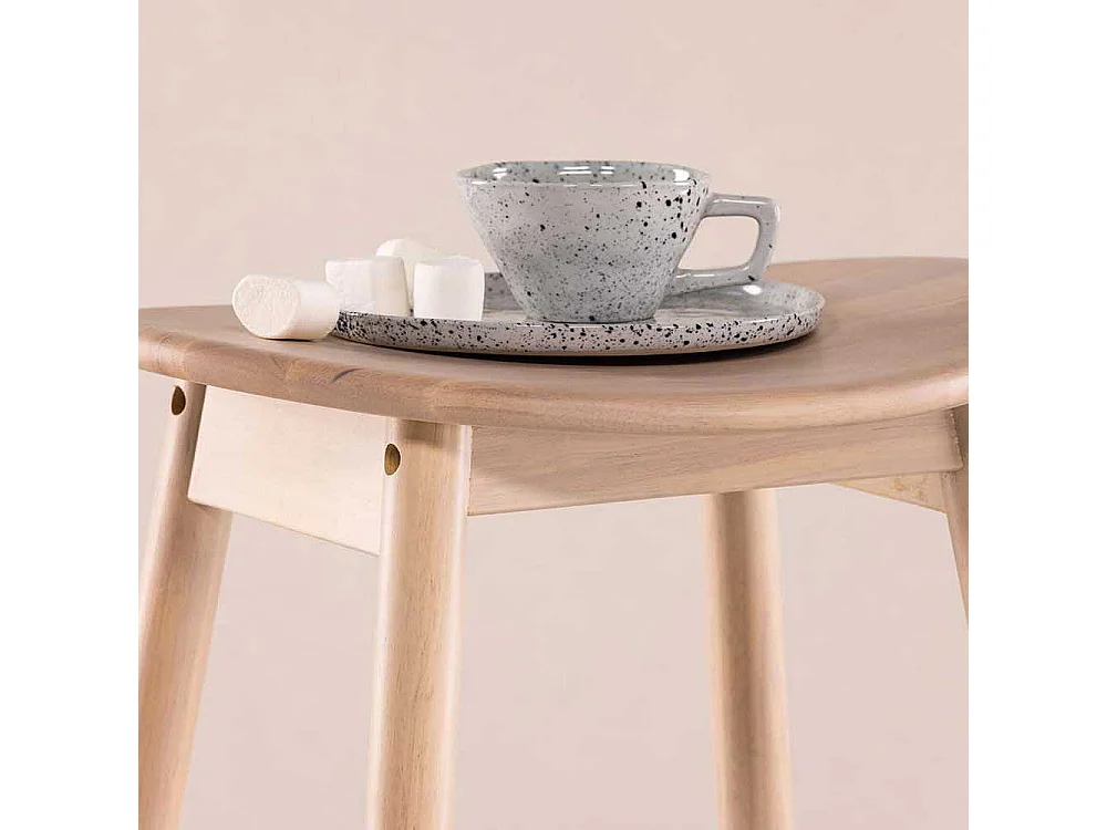 Orust eetkamerstoel hout whitewash.