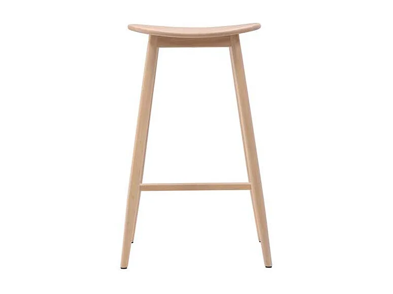 Tabouret de Bar en Bois "Orust" 76cm Naturel