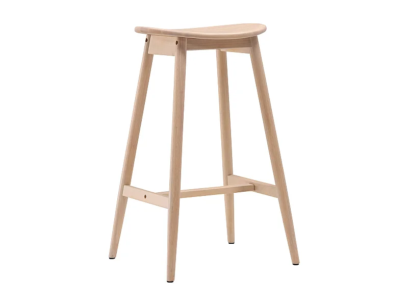 Tabouret de Bar en Bois "Orust" 76cm Naturel