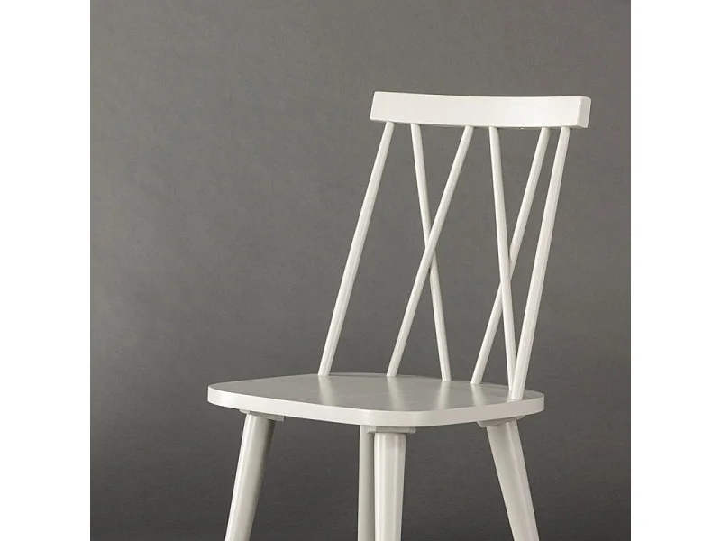 Mariette chaise de salle à manger bois gris clair