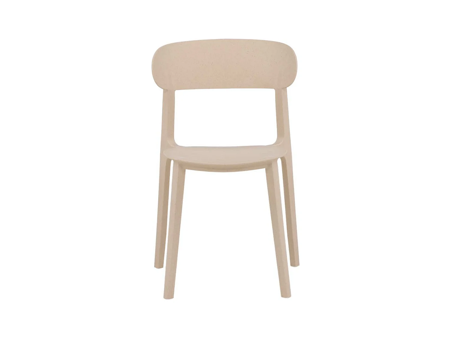 Åstol chaise de salle à manger plastique beige