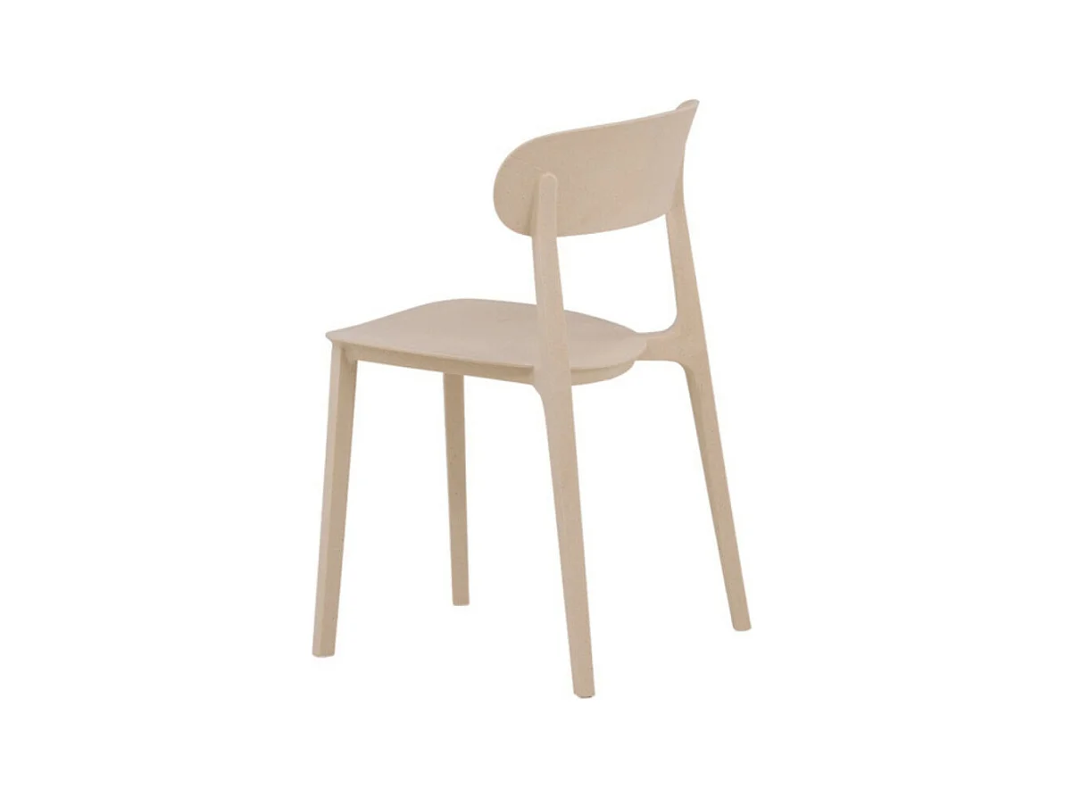 Åstol chaise de salle à manger plastique beige