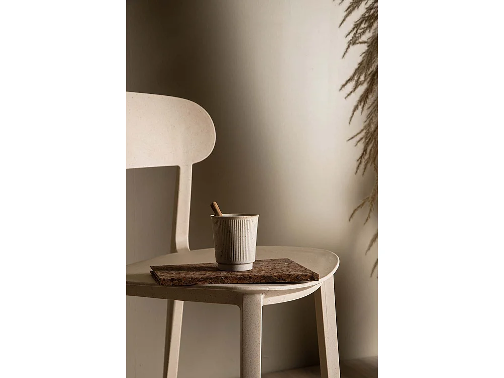 Åstol chaise de salle à manger plastique beige