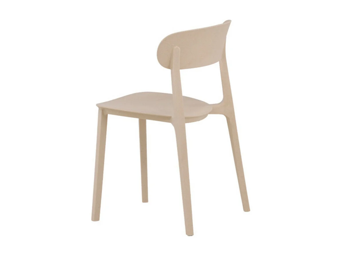 Åstol chaise de salle à manger plastique beige
