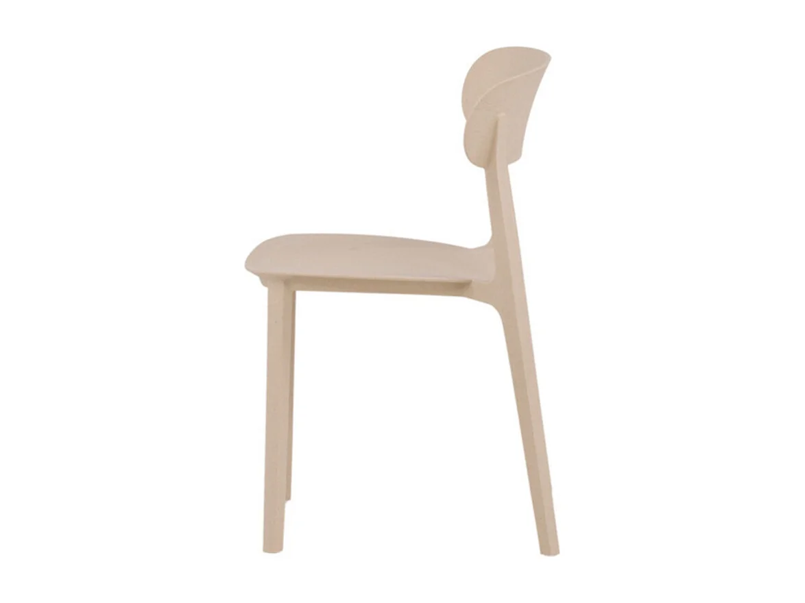 Åstol chaise de salle à manger plastique beige