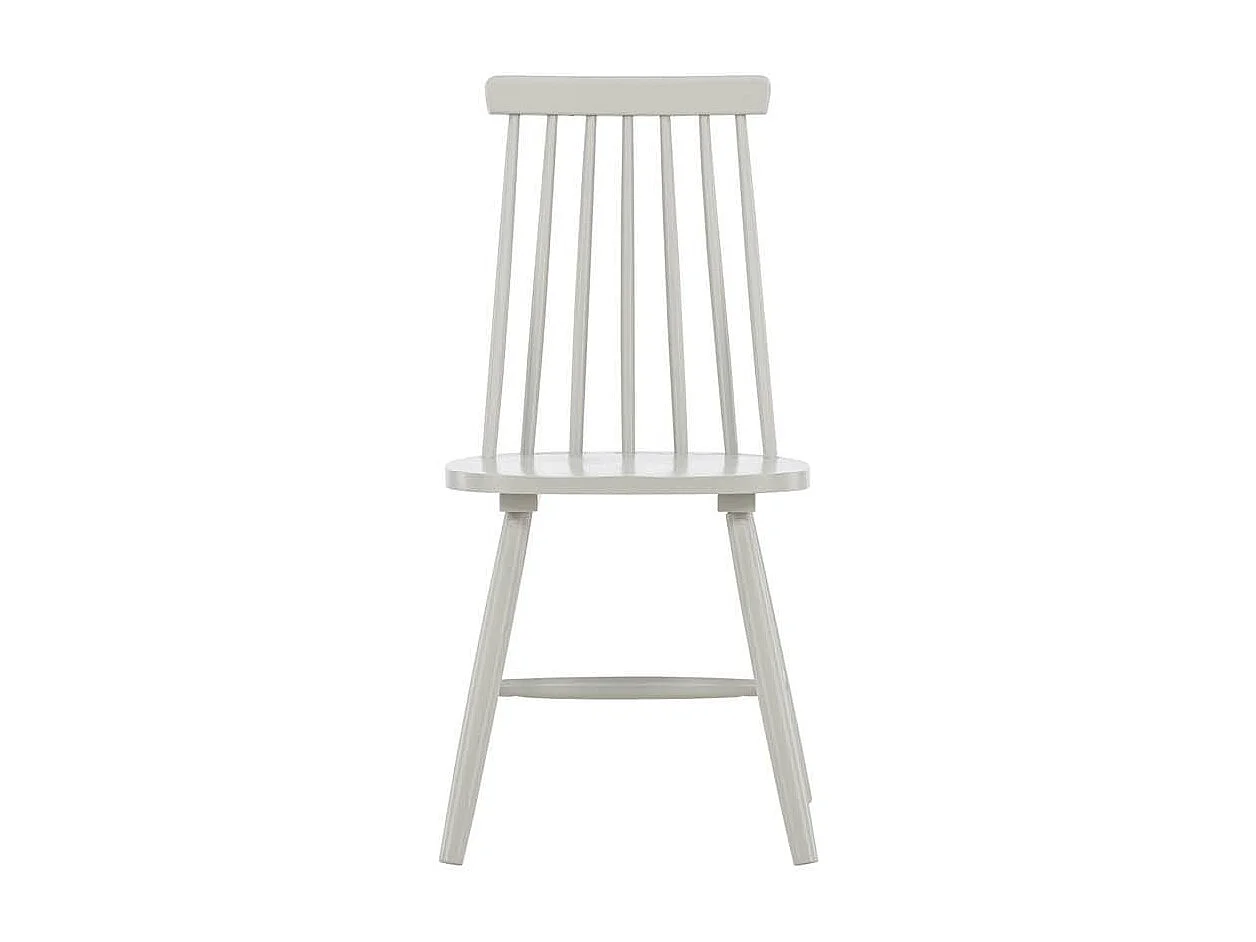 Lönneberga eetkamerstoel hout lichtgrijs.