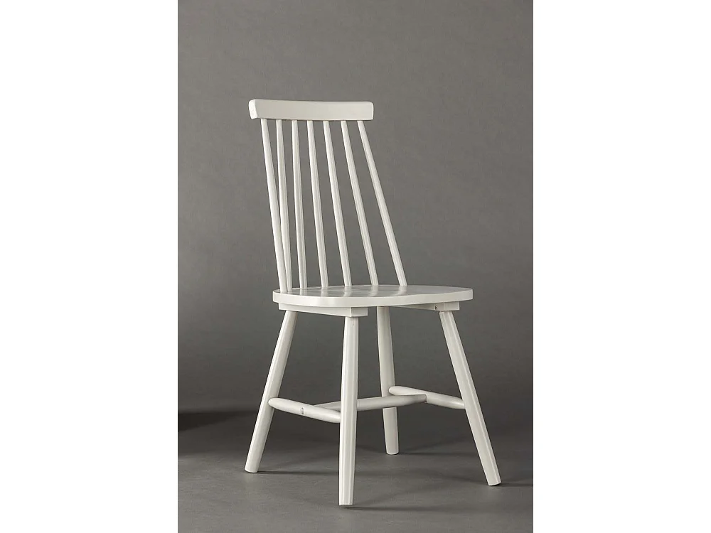 Lönneberga eetkamerstoel hout lichtgrijs.