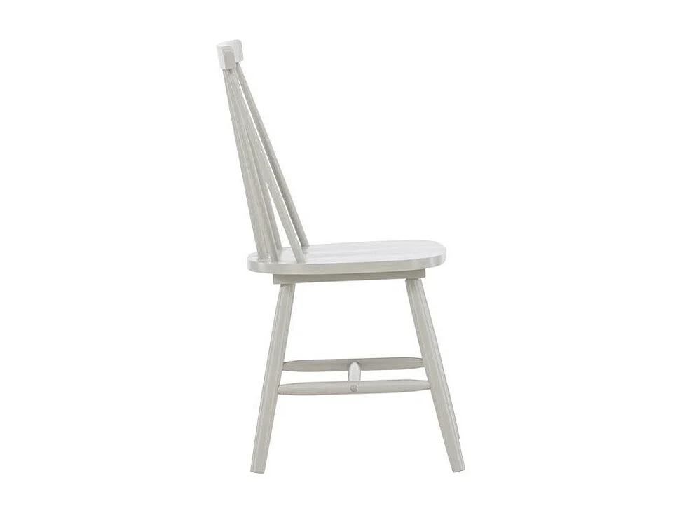 Lönneberga eetkamerstoel hout lichtgrijs.