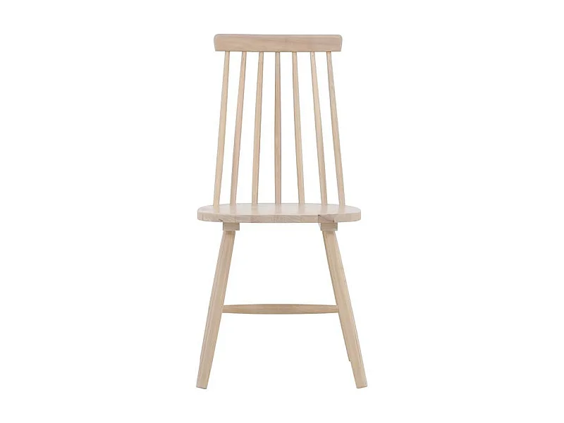 Lönneberga chaise de salle à manger bois whitewash