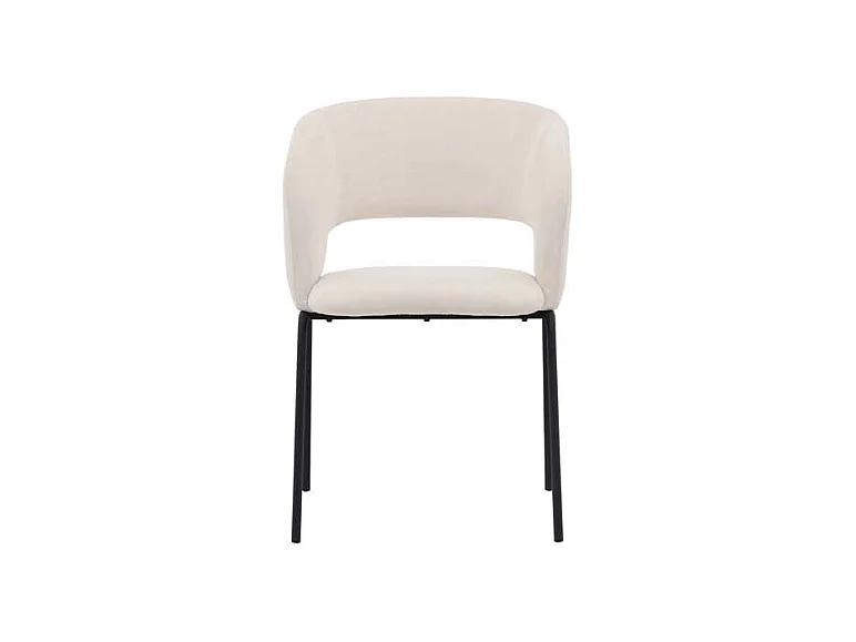 Day chaise de salle à manger avec accoudoirs offwhite