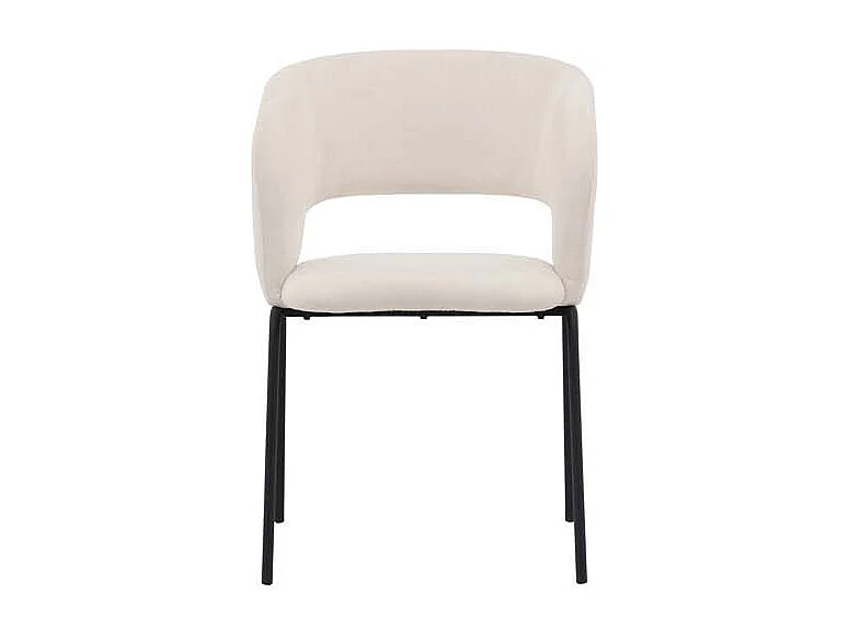 Day chaise de salle à manger avec accoudoirs offwhite