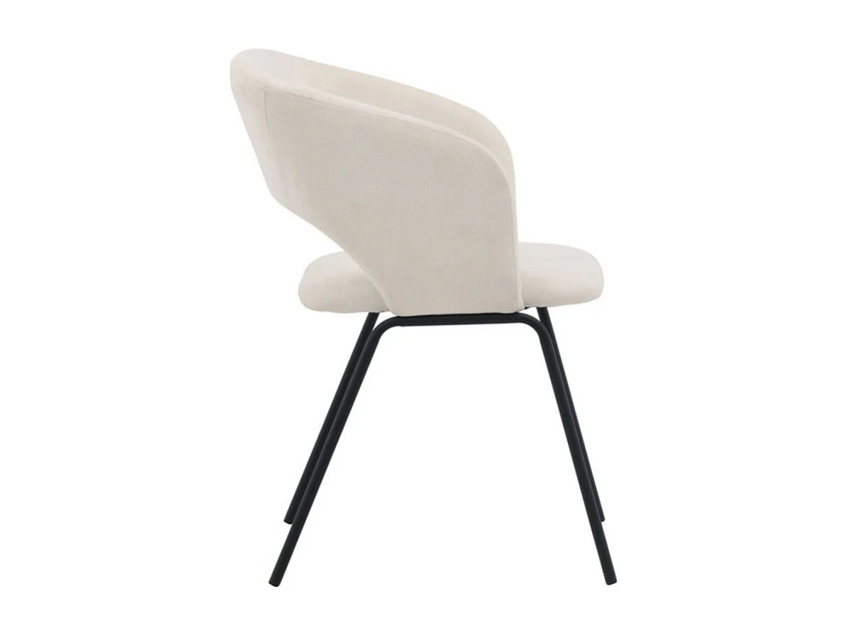 Day chaise de salle à manger avec accoudoirs offwhite