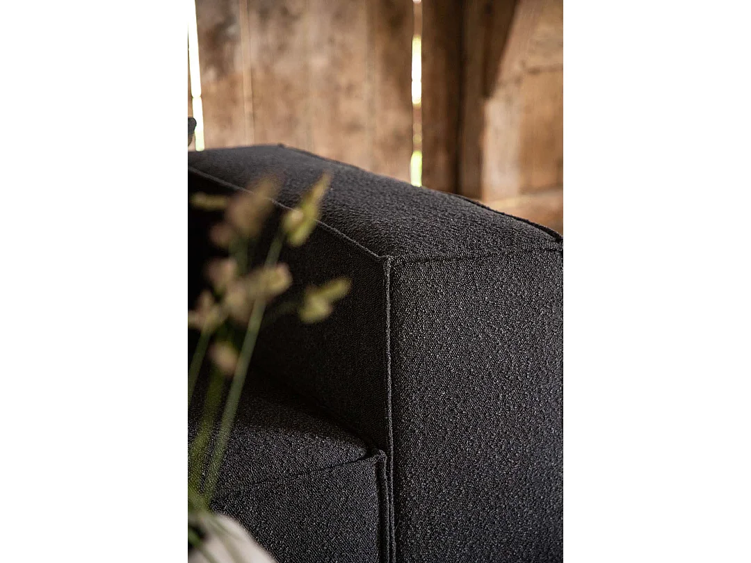 Canapé Droit 4 Places "Gillholmen" 284cm Noir