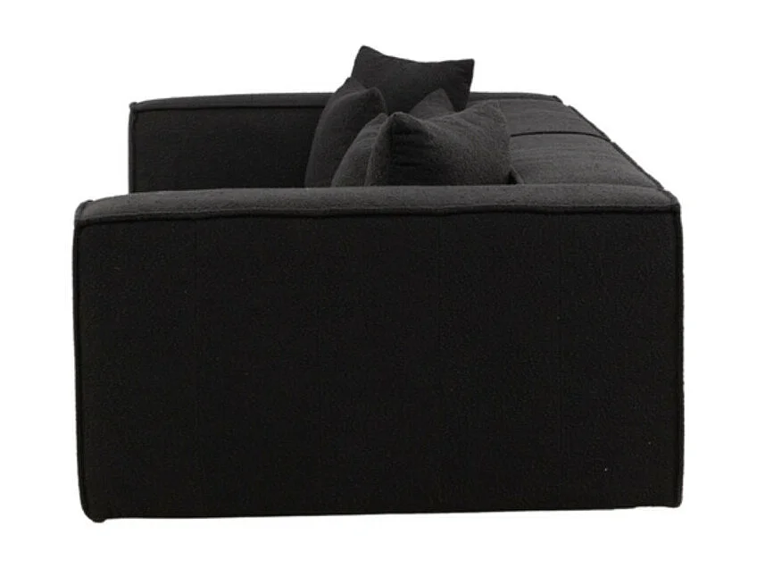 Canapé Droit 4 Places "Gillholmen" 284cm Noir