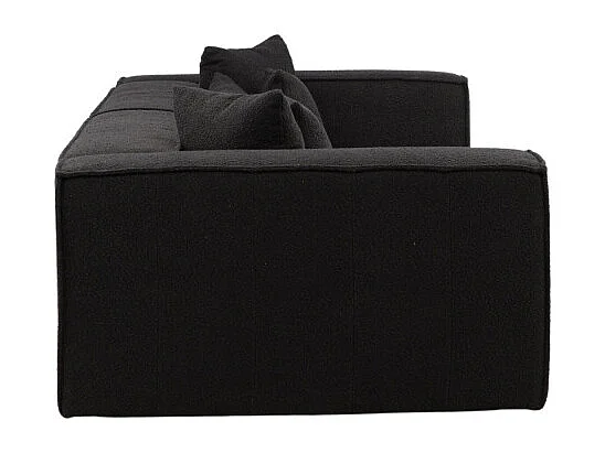 Canapé Droit 4 Places "Gillholmen" 284cm Noir