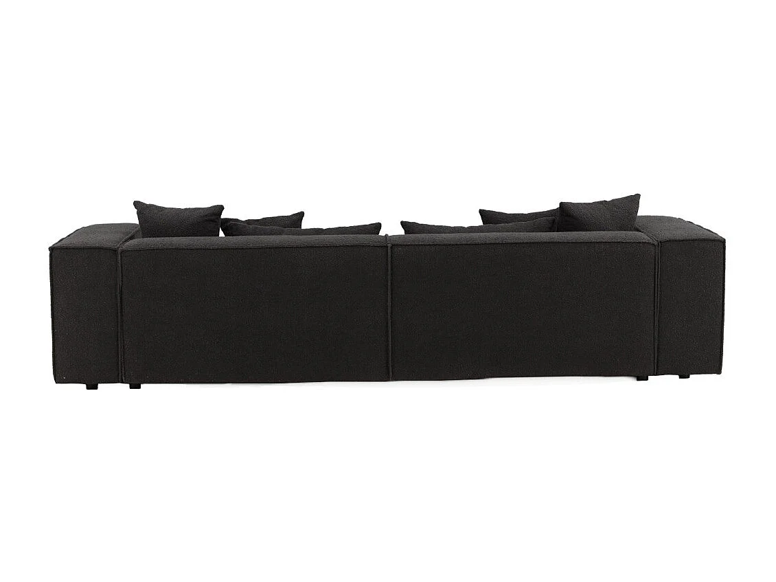 Canapé Droit 4 Places "Gillholmen" 284cm Noir