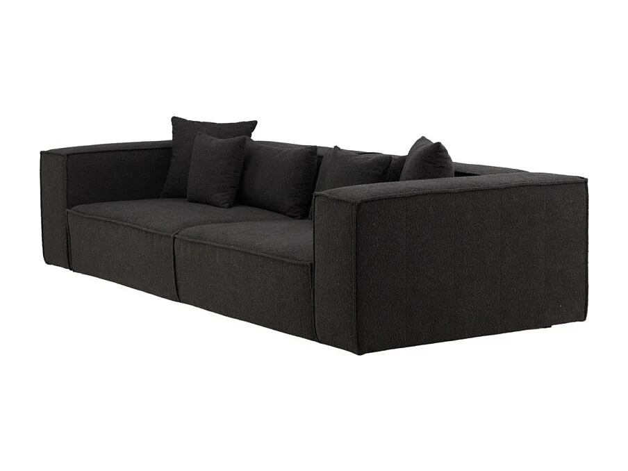 Canapé Droit 4 Places "Gillholmen" 284cm Noir