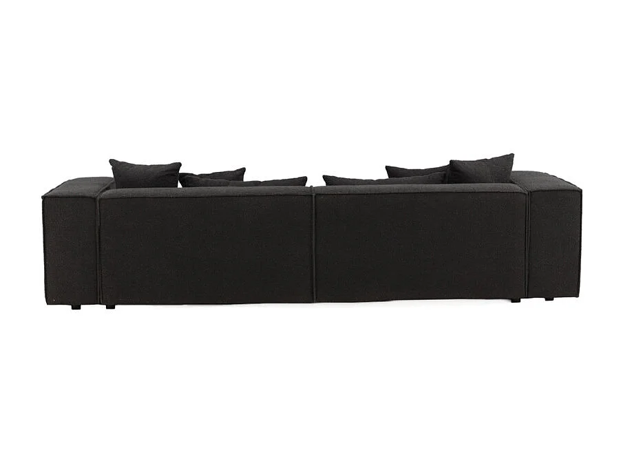 Canapé Droit 4 Places "Gillholmen" 284cm Noir