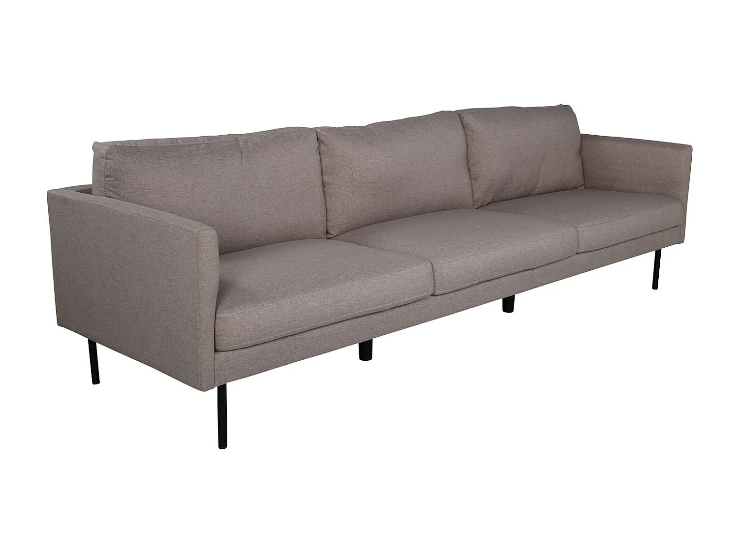 Zoom Sofa 3 Personen braun.