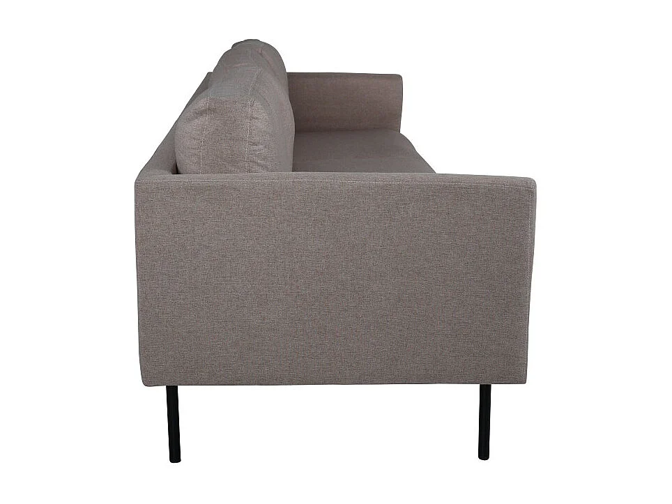 Canapé 3 Places en Tissu "Zoom" 260cm Marron