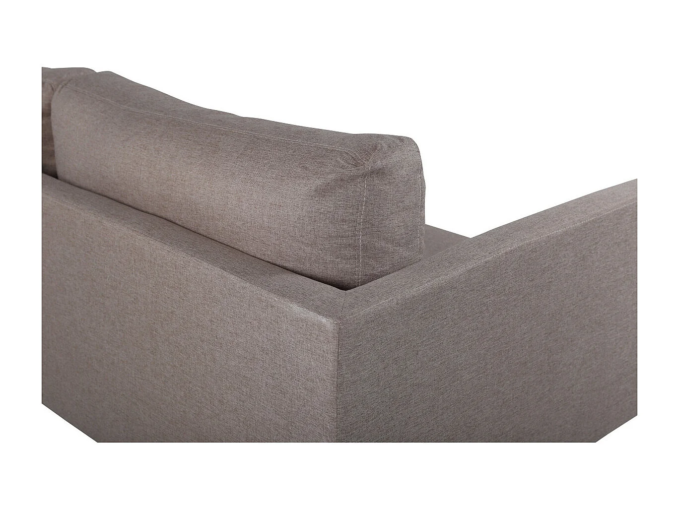 Canapé 3 Places en Tissu "Zoom" 260cm Marron