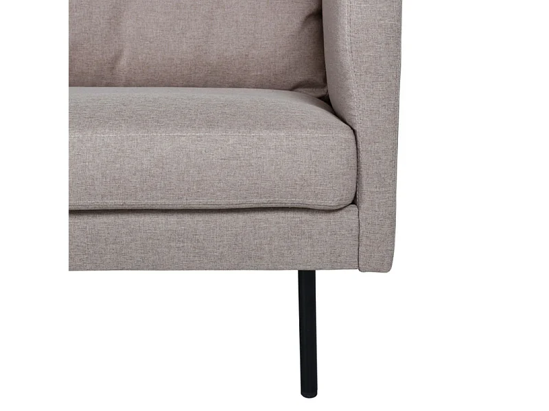 Canapé 3 Places en Tissu "Zoom" 260cm Marron