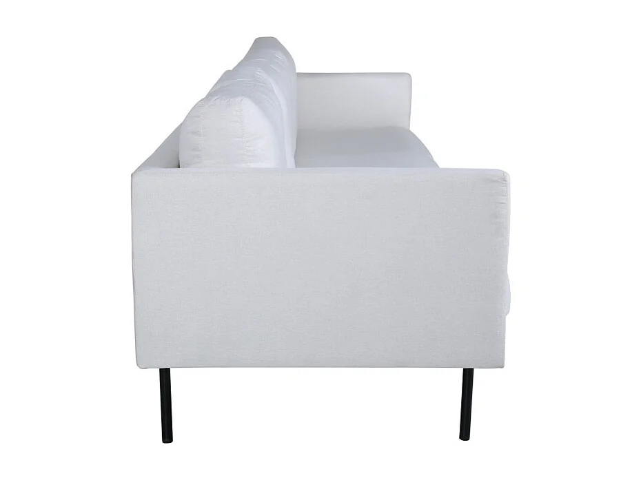 Canapé 3 Places en Tissu "Zoom" 260cm Beige Clair