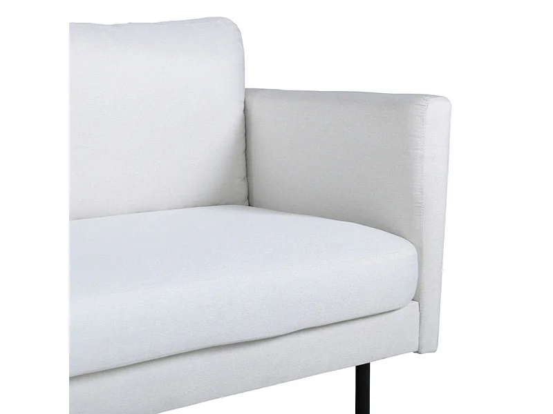 Canapé 3 Places en Tissu "Zoom" 260cm Beige Clair