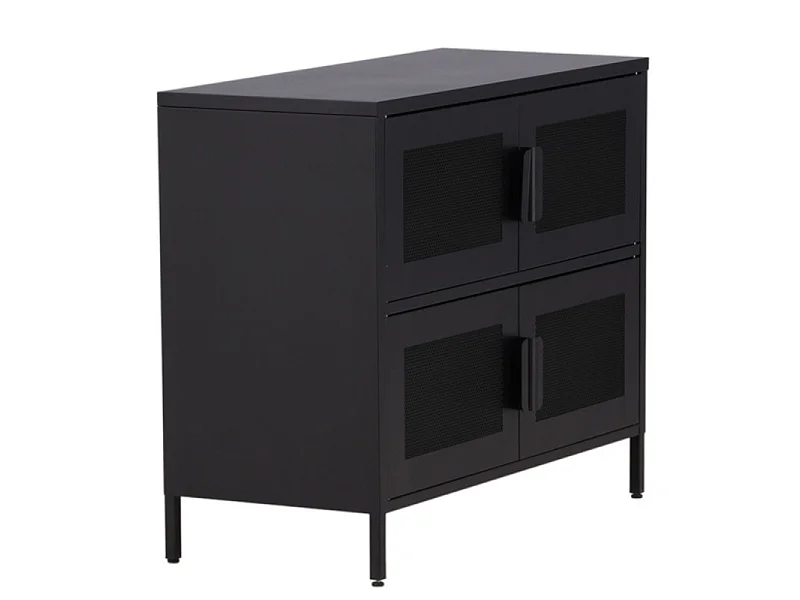 Nett dressoir 4 deuren zwart.