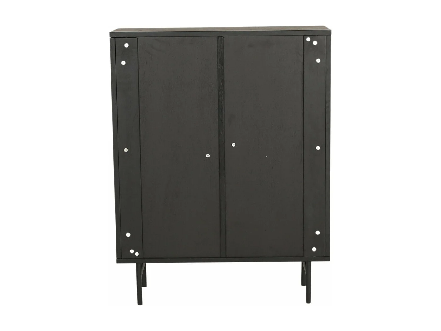 Björkön Sideboard 2 Türen schwarz.
