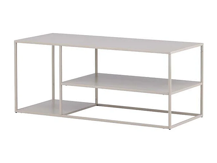 Staal salontafel beige.