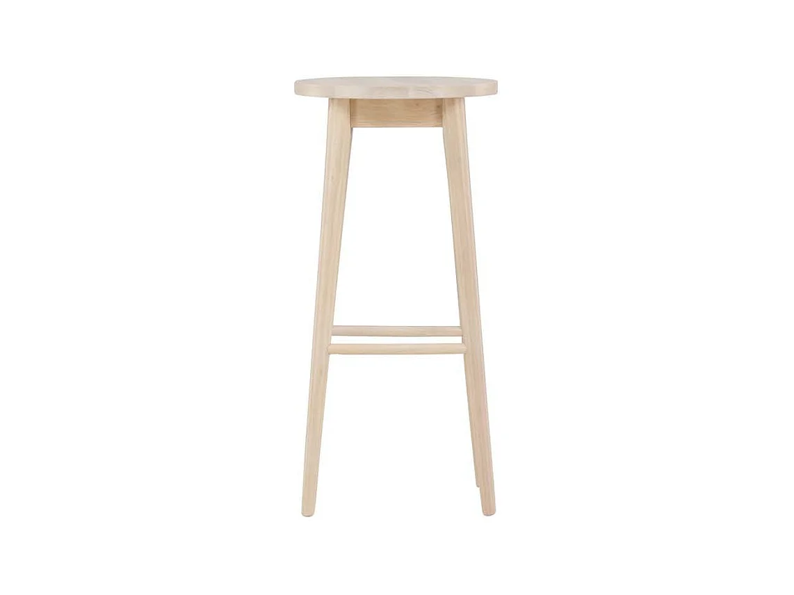 Mollösand tabouret de bar bois whitewash