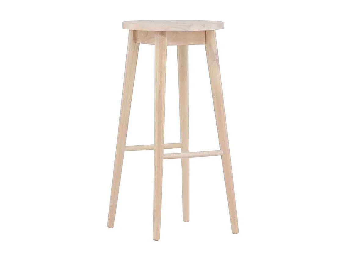 Mollösand tabouret de bar bois whitewash