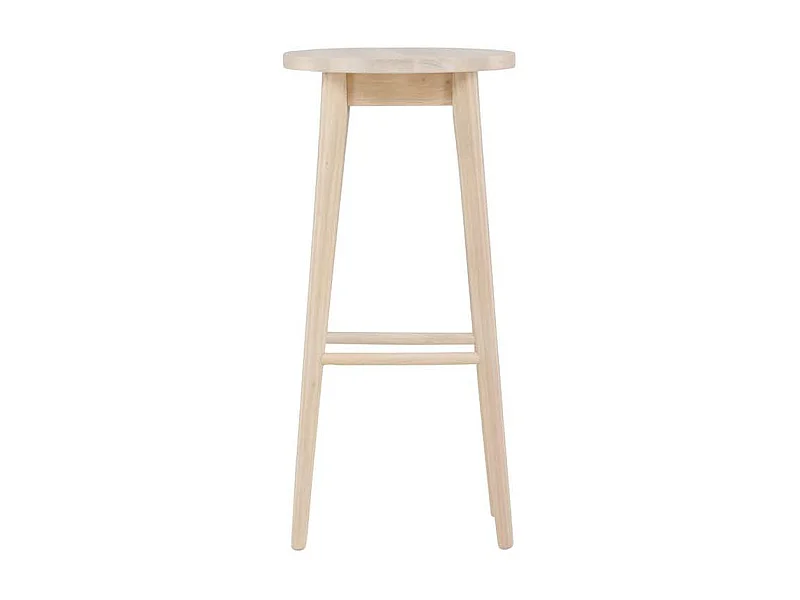 Mollösand tabouret de bar bois whitewash
