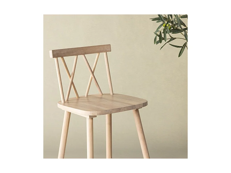 Mollöström Barhocker Holz whitewash.