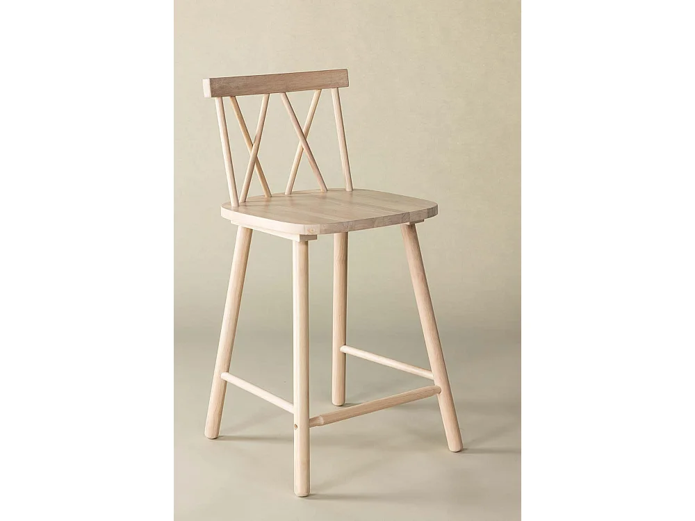 Mollöström Barhocker Holz whitewash.