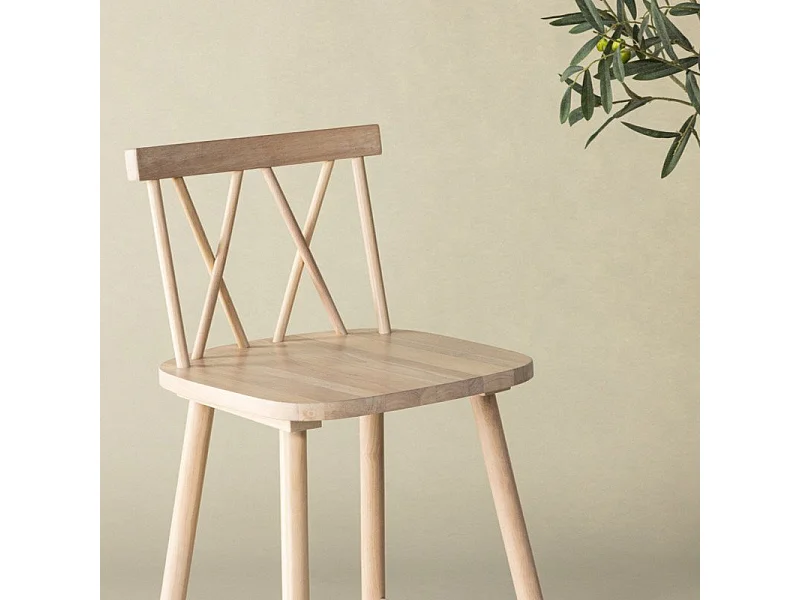 Mollöström Barhocker Holz whitewash.