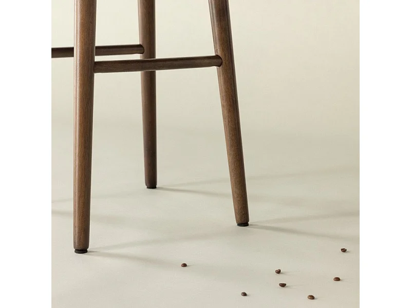 Mollösand tabouret de bar bois mocca