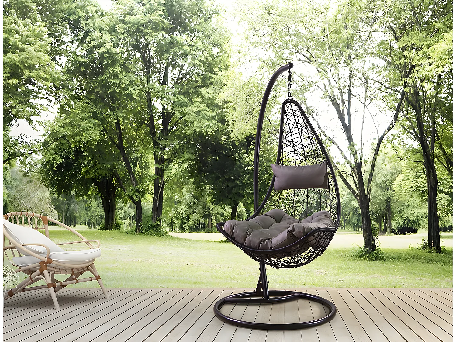 Silla Mecedora Colgante XN. Muebles de Jardin o Terraza