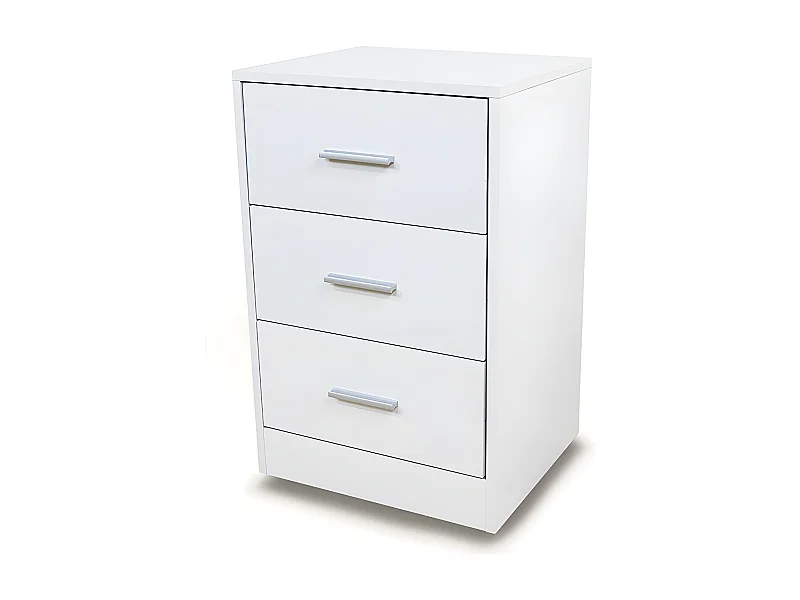 Mesita de Noche Silva, Blanco 62x40 cm