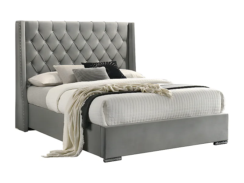 Cama de Matrimonio Meldives 150cm Gris